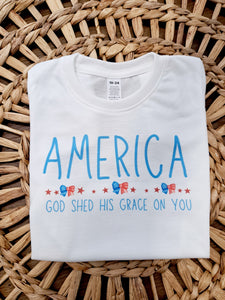 America God Shed His Grace On You