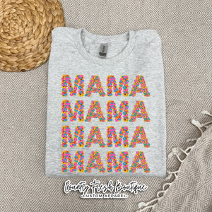 Spring Floral Mama Shirt