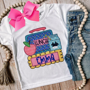 Back To School Personalized Lunchbox Shirt