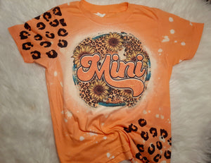 Mini Sunflower Cheetah Print Tee