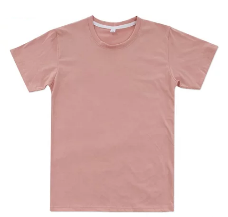 100% Polyester Rose Pink Sublimation Tshirt Infant-Youth
