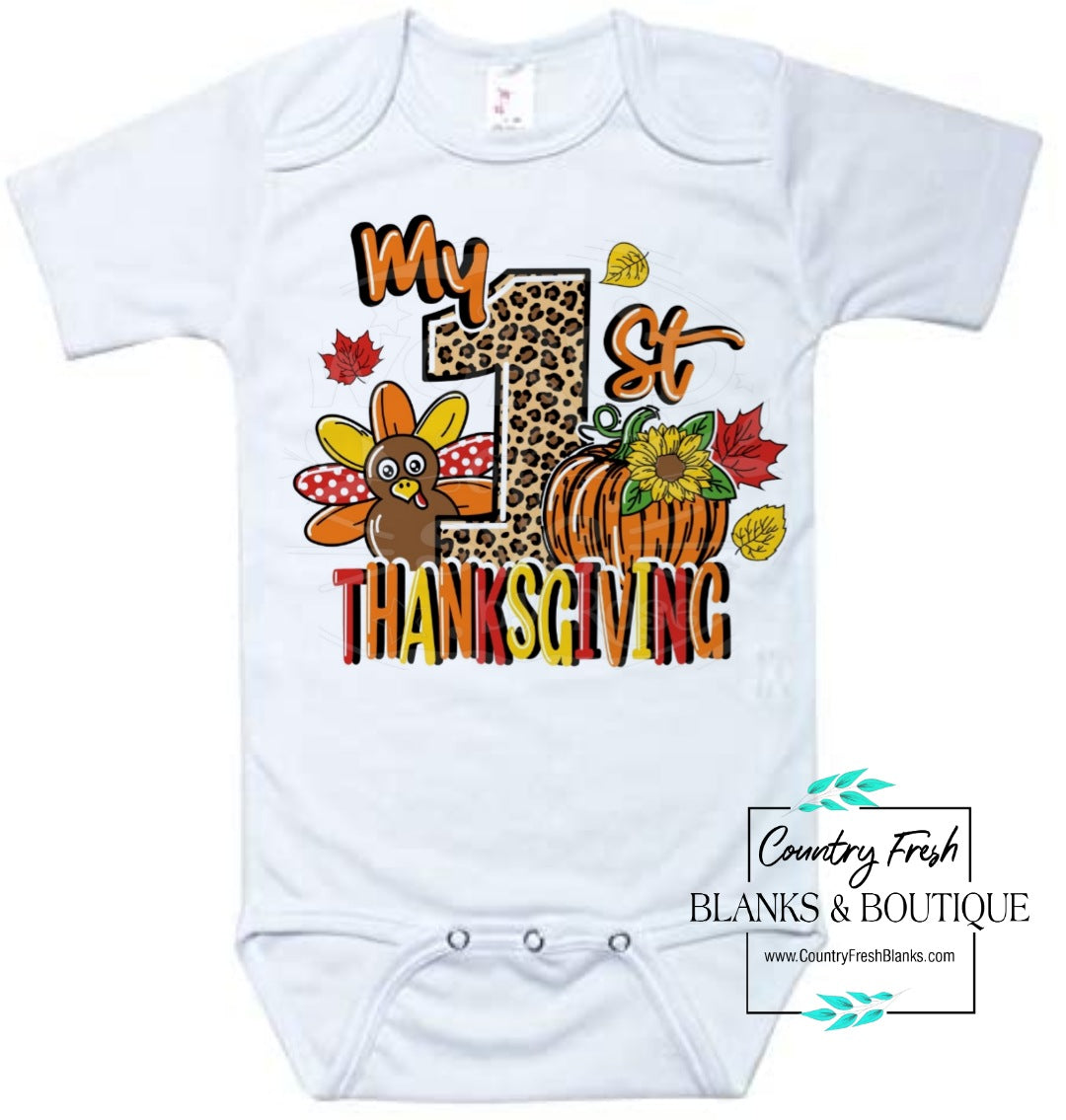 My First Thanksgiving Onesie