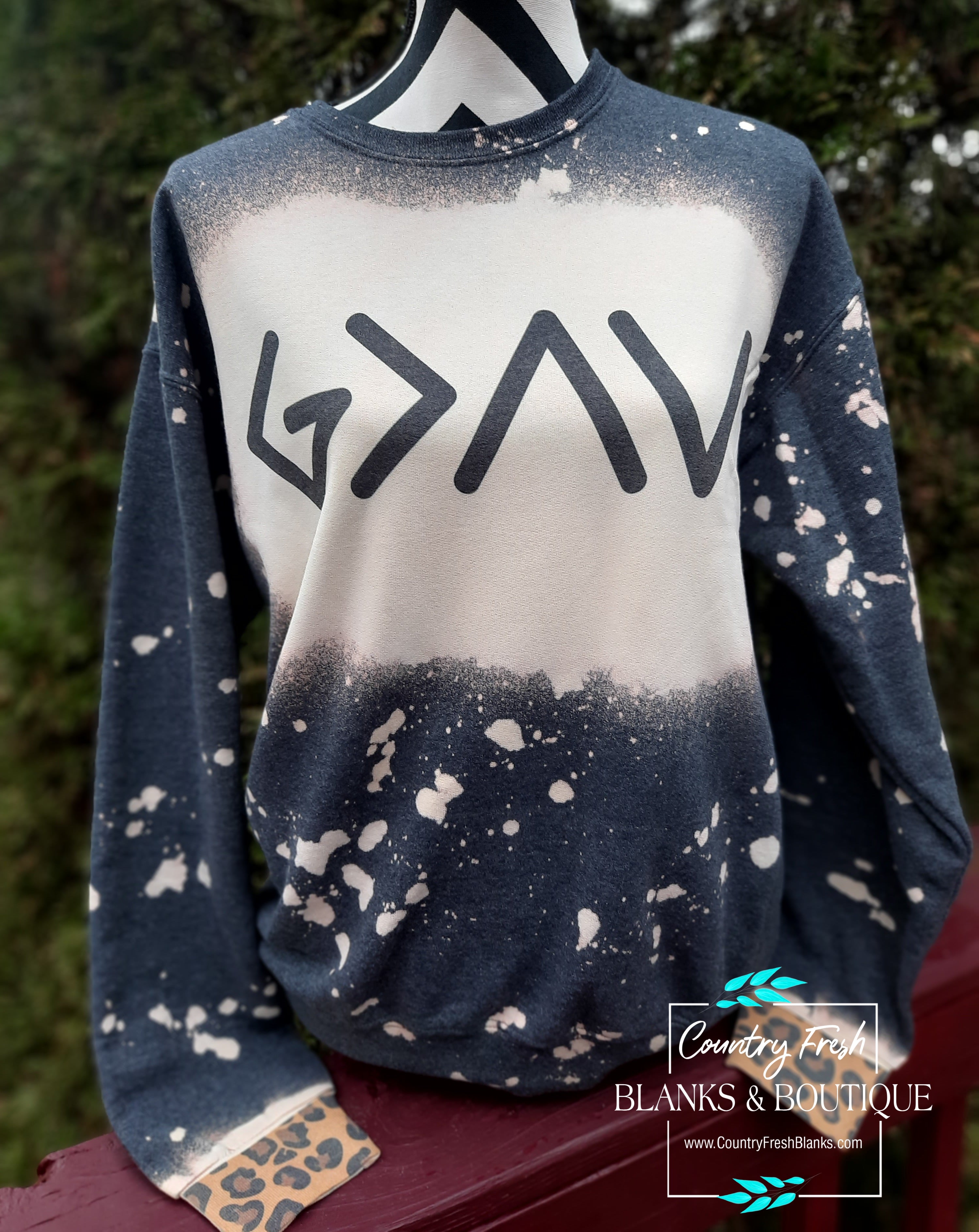 God is greater than discount the highs and lows sweatshirt