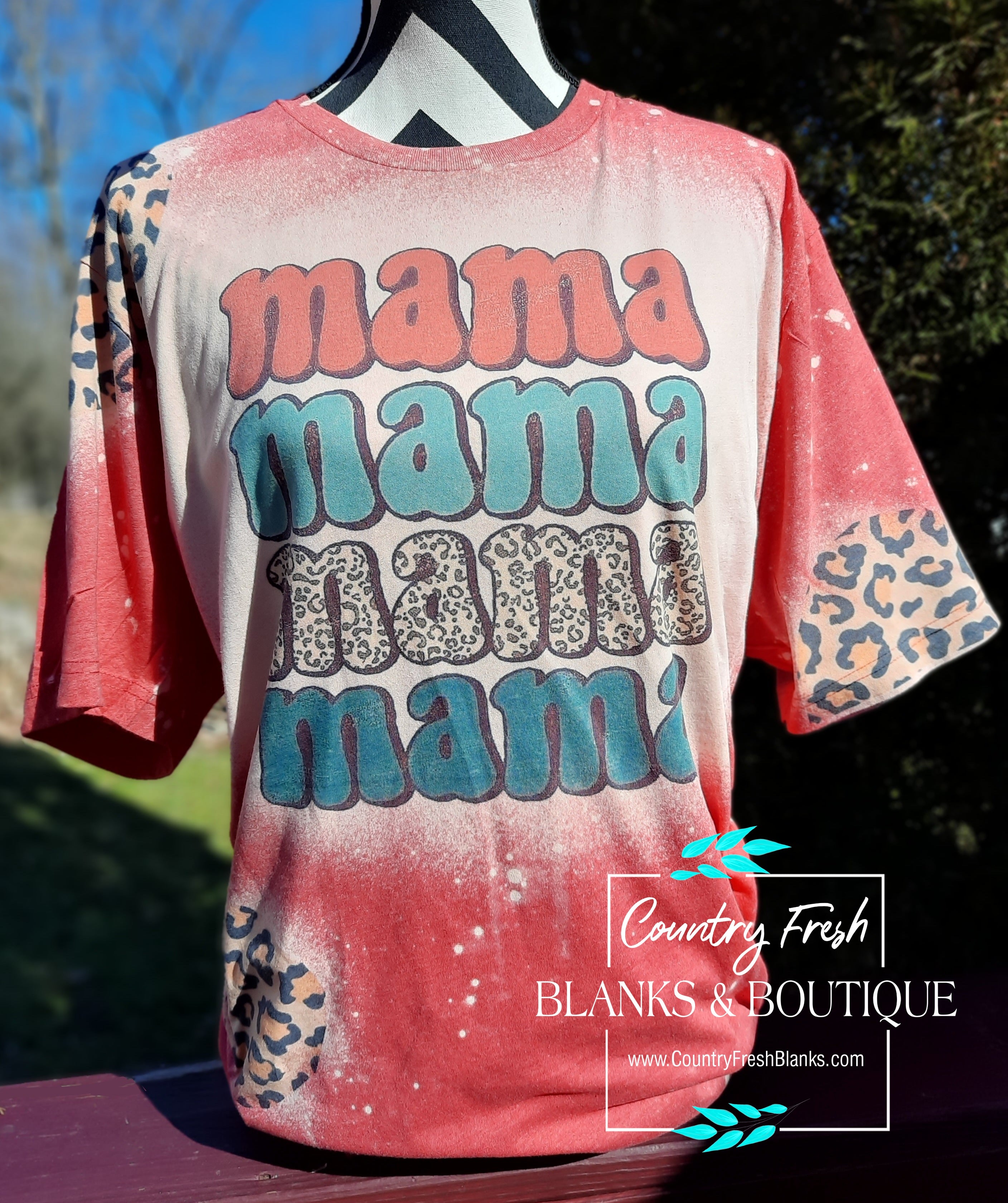 MaMa Cheetah Print Tee