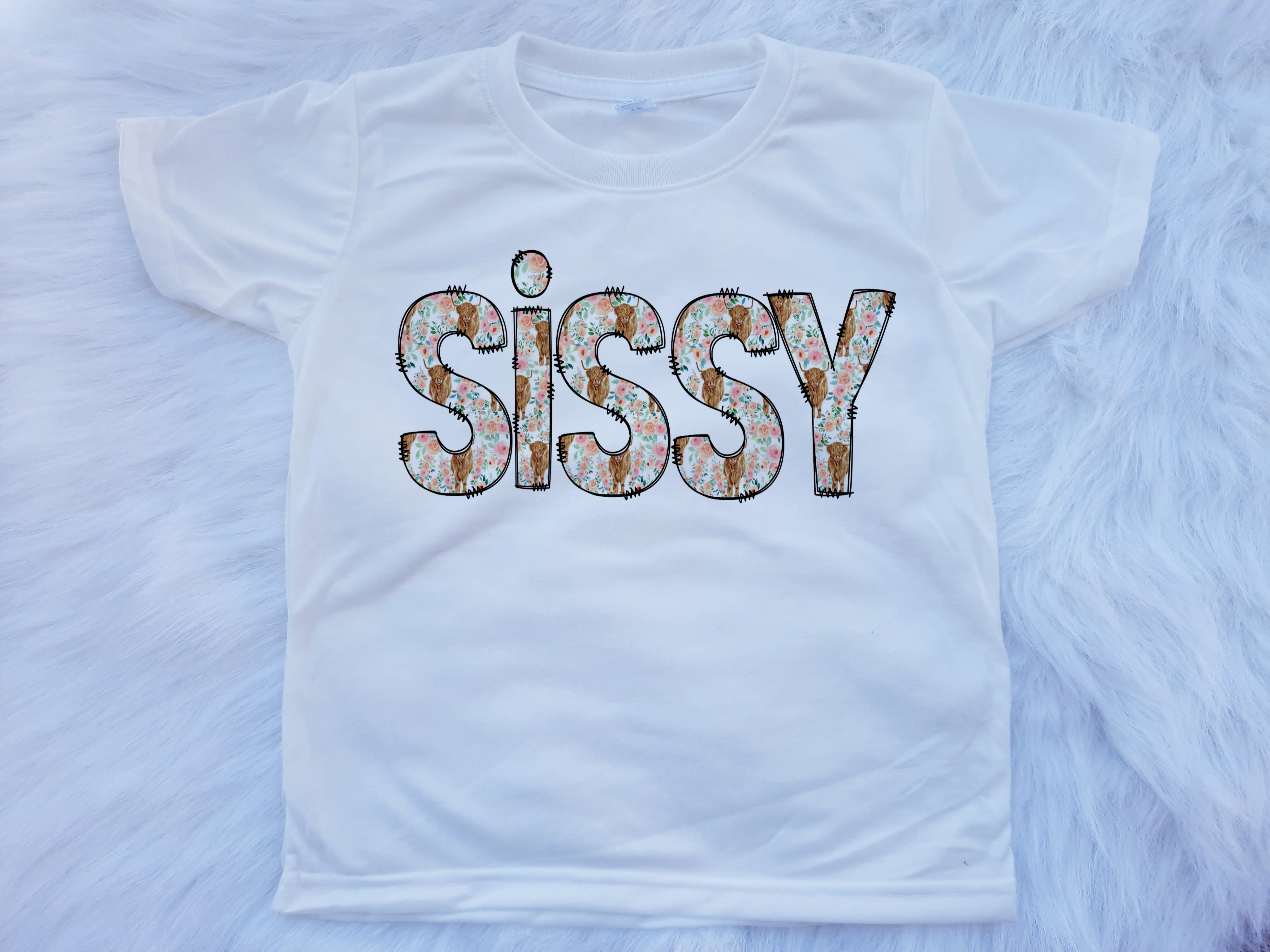 Highland Cow Sissy Tshirt