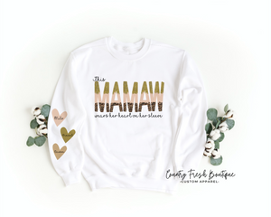 Personalized Mamaw Sweatshirt