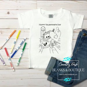 Kids Washable Coloring Shirt