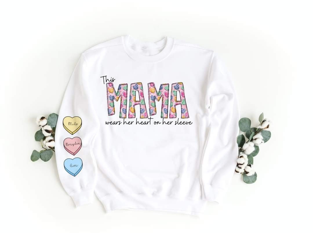 Personalized Mama Sweatshirt