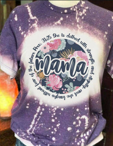 Proverbs 31 Floral Mama Upcycled Tshirt